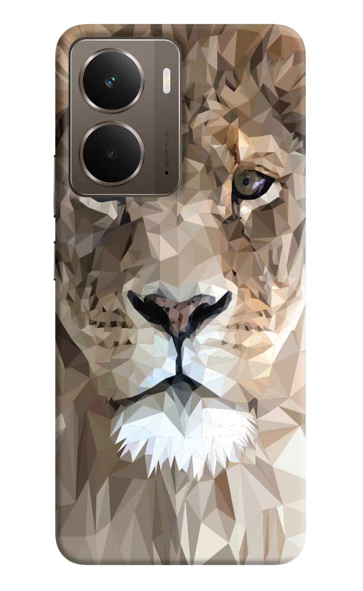 Lion Art Realme P3 Hard Case Back Cover by Casekaro