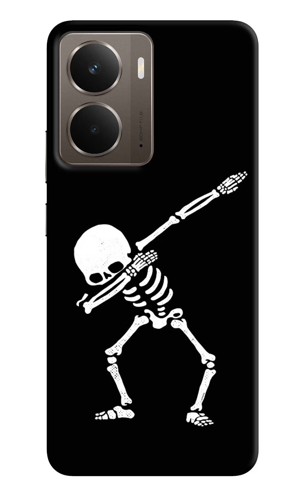 Dabbing Skeleton Art Realme P3 Hard Case Back Cover by Casekaro