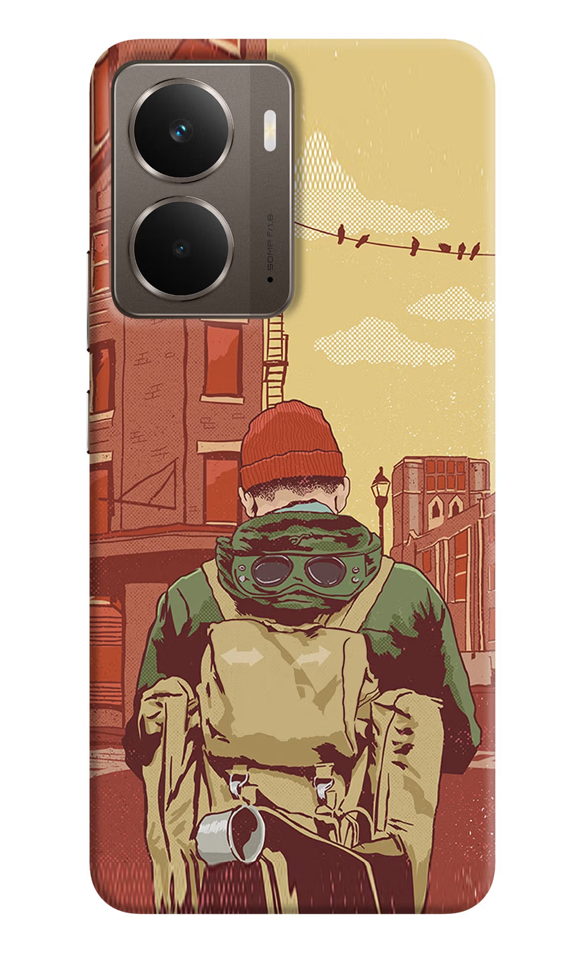 Adventurous Realme P3 Hard Case Back Cover by Casekaro