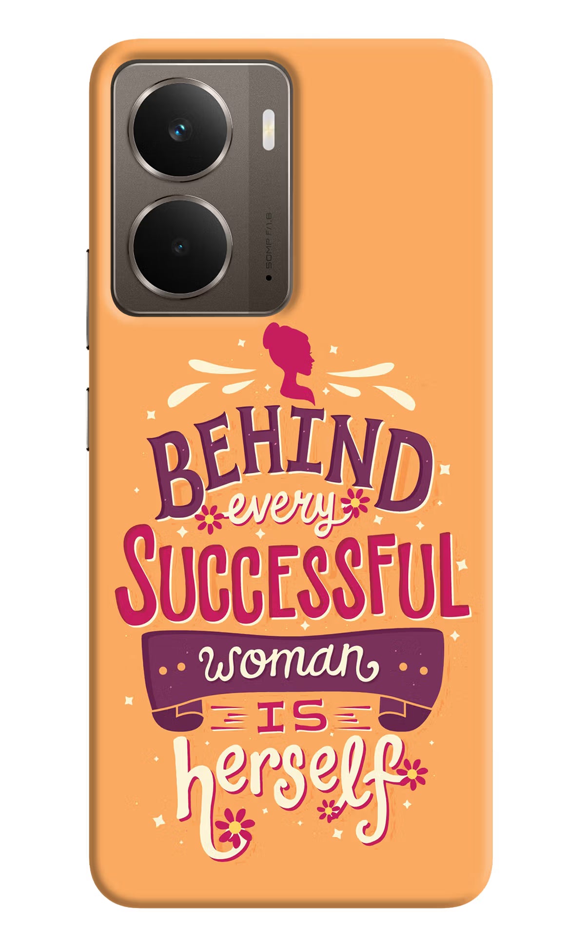 Behind Every Successful Woman There Is Herself Realme P3 Hard Case Back Cover by Casekaro