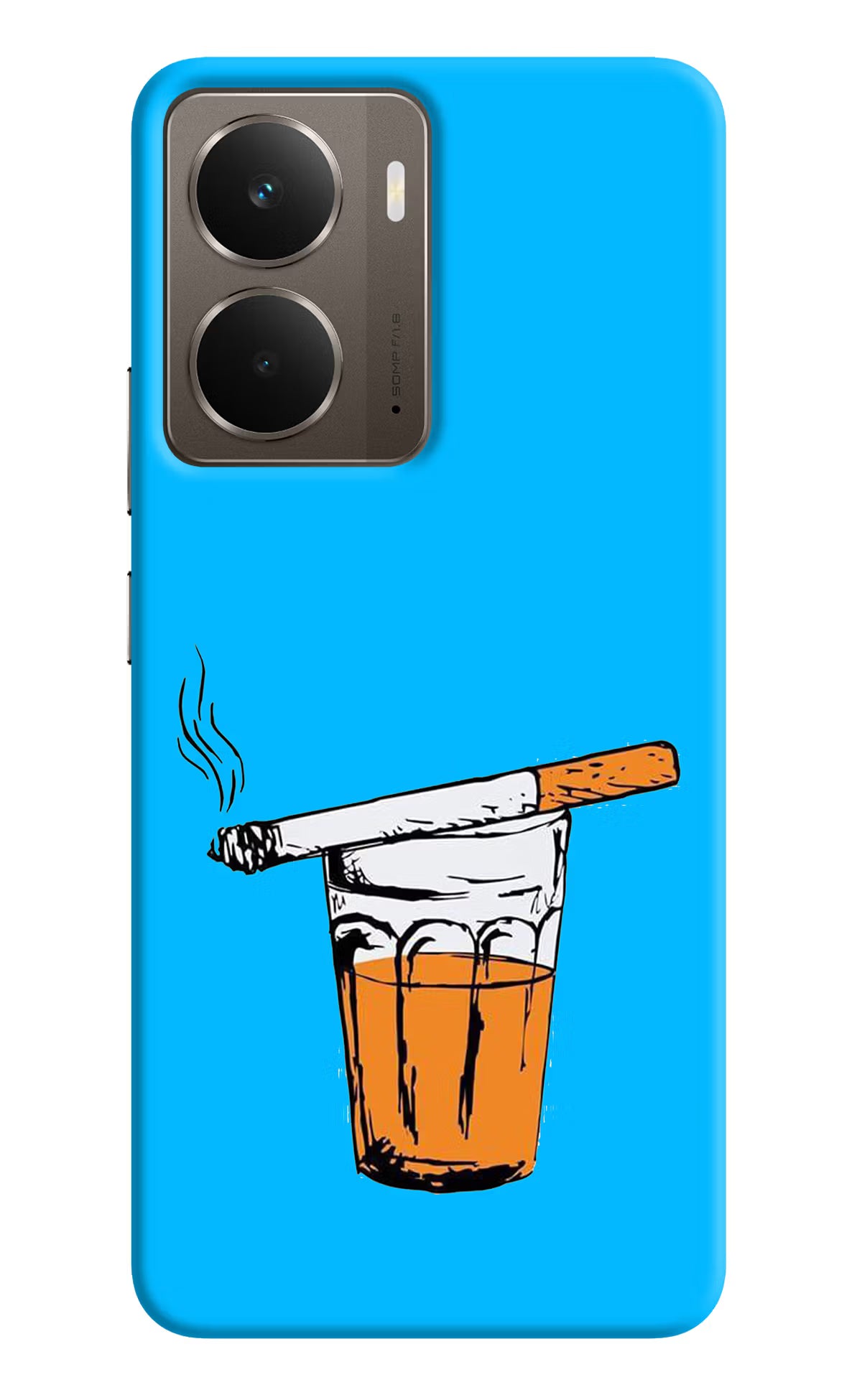 Chai Sutta Realme P3 Hard Case Back Cover by Casekaro