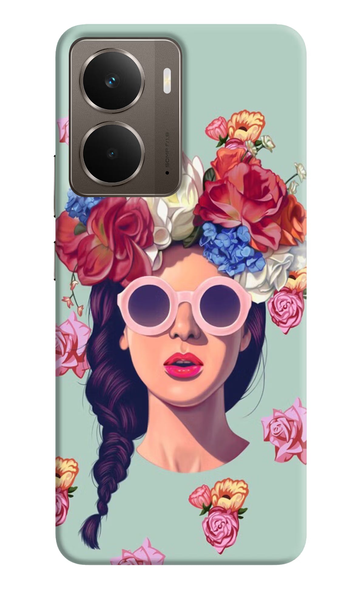 Pretty Girl Realme P3 Hard Case Back Cover by Casekaro