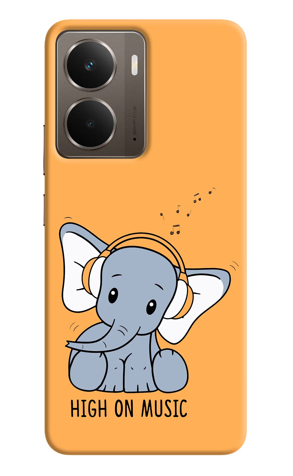 High On Music Realme P3 Hard Case Back Cover by Casekaro