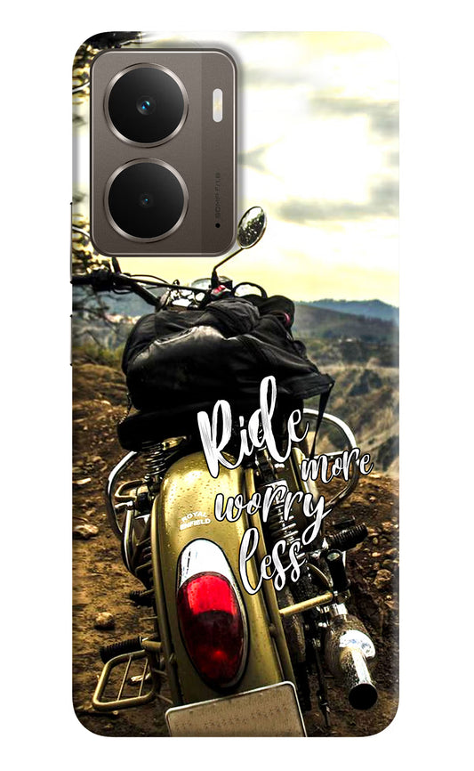 Ride More Worry Less Realme P3 Hard Case Back Cover by Casekaro