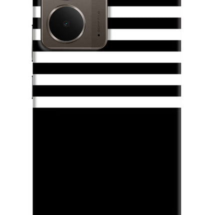 Black and White Print Realme P3 Hard Case Back Cover by Casekaro