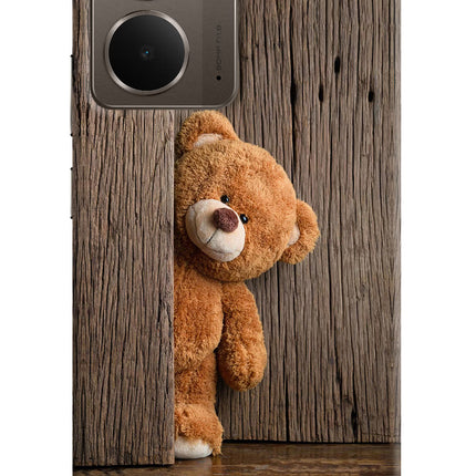 Teddy Wooden Realme P3 Hard Case Back Cover by Casekaro