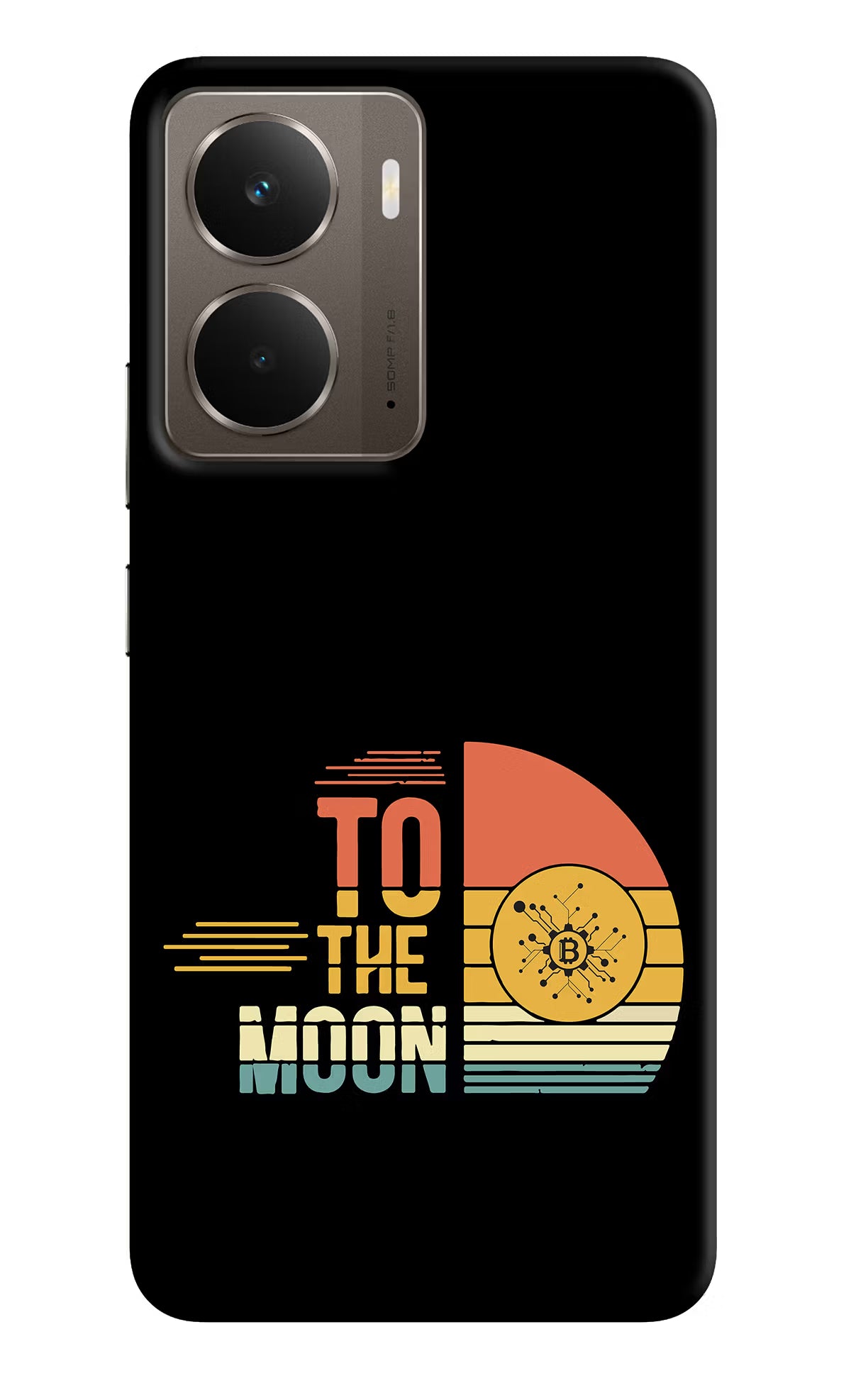To the Moon Realme P3 Hard Case Back Cover by Casekaro