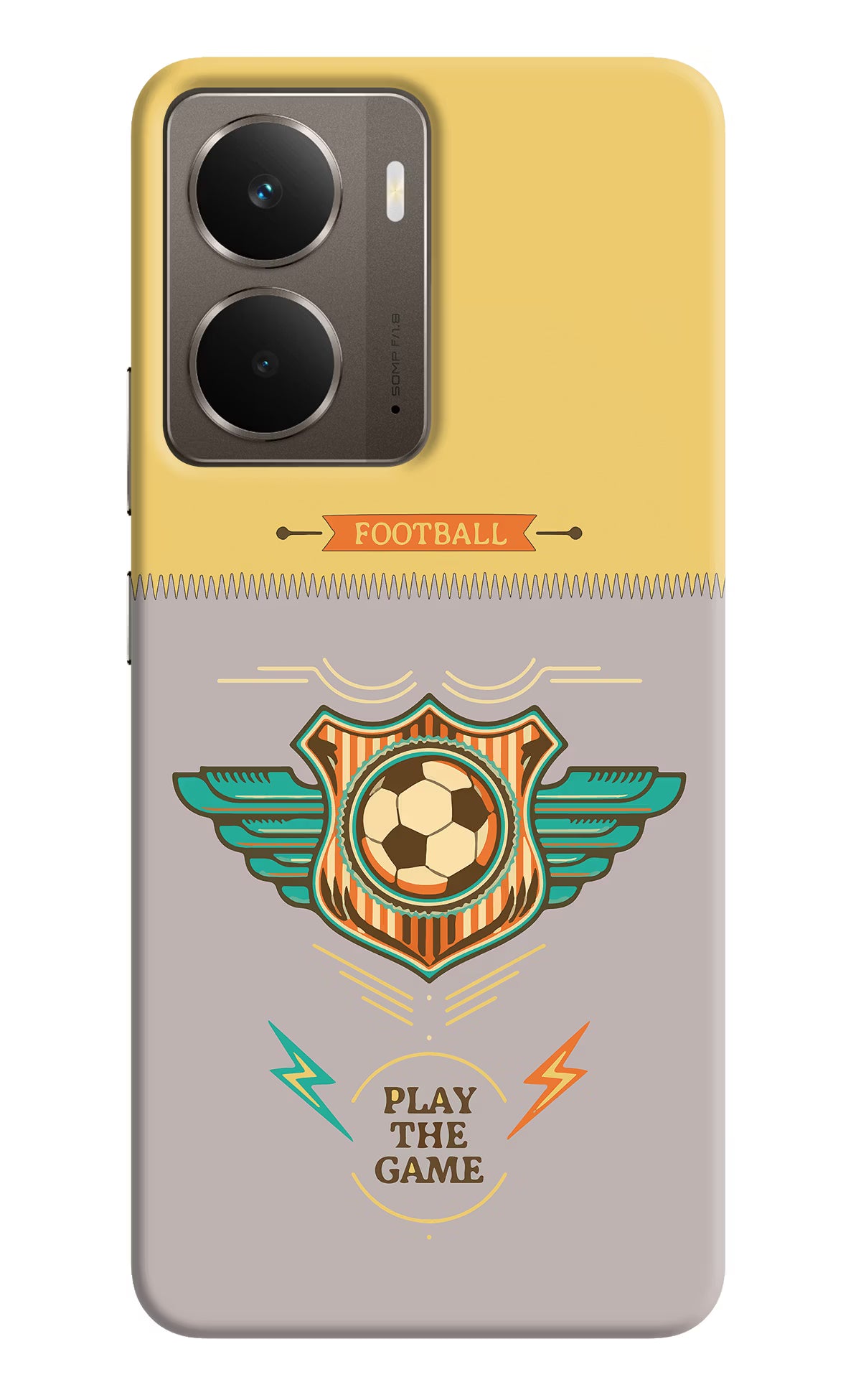 Football Realme P3 Hard Case Back Cover by Casekaro