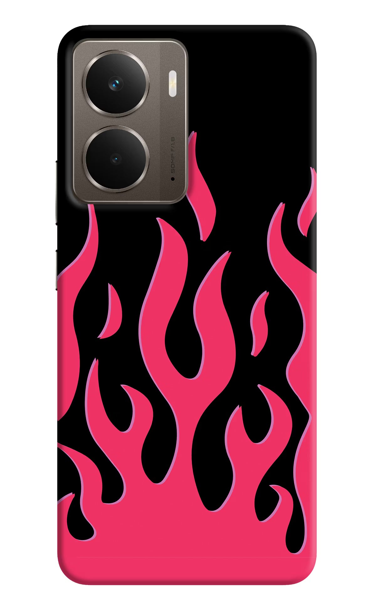 Fire Flames Realme P3 Hard Case Back Cover by Casekaro