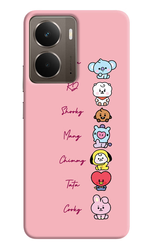 BTS names Realme P3 Hard Case Back Cover by Casekaro