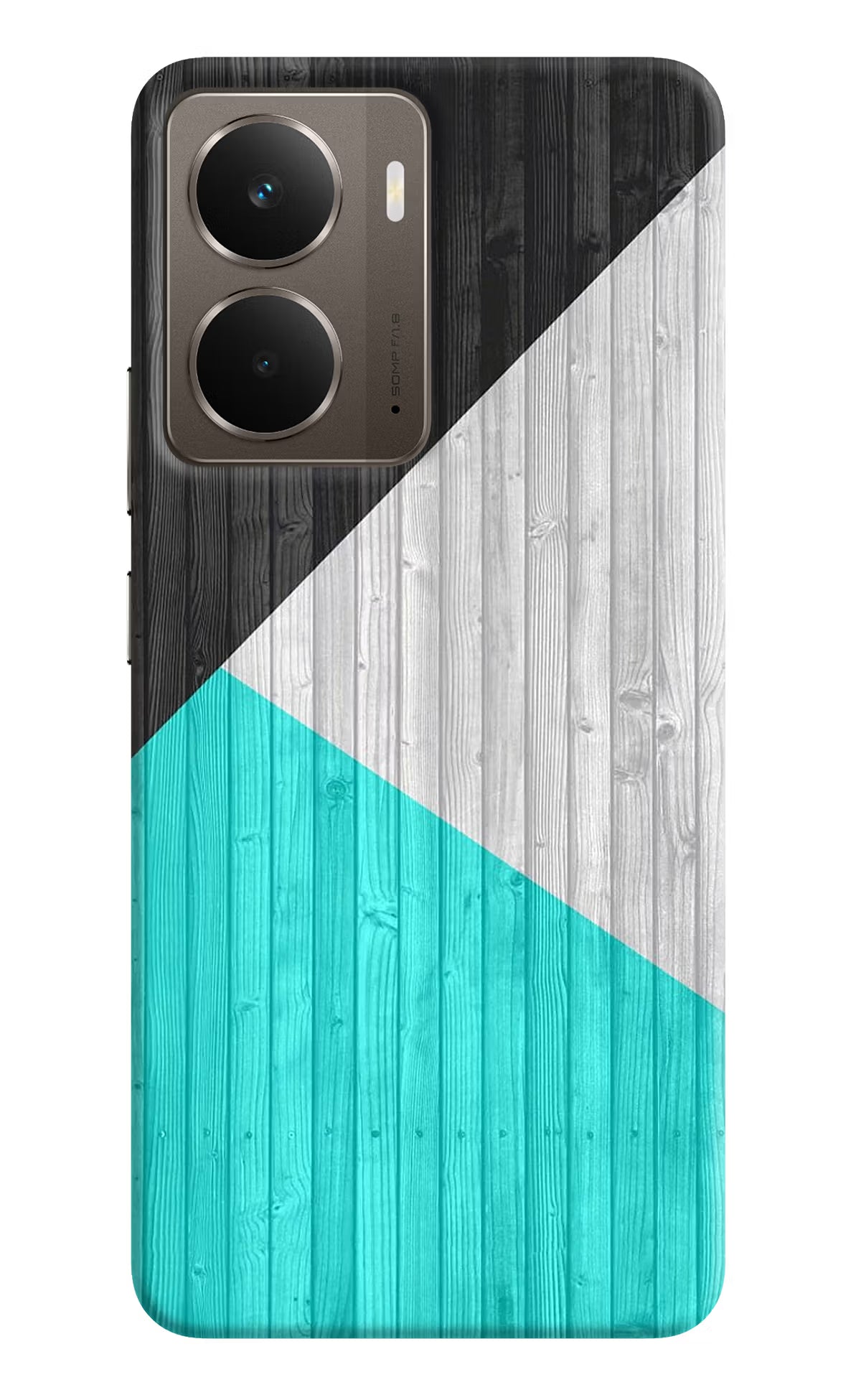 Wooden Abstract Realme P3 Hard Case Back Cover by Casekaro