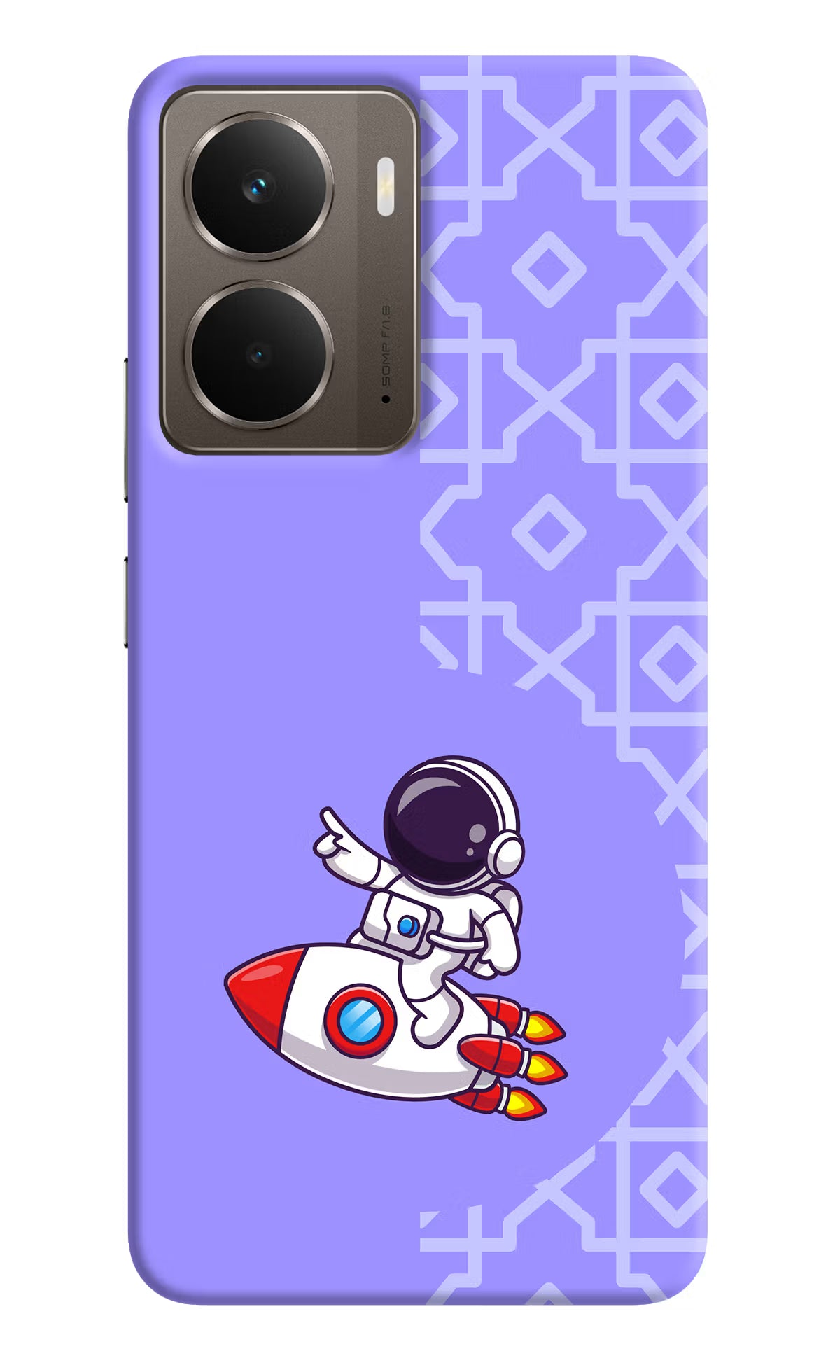 Cute Astronaut Realme P3 Hard Case Back Cover by Casekaro