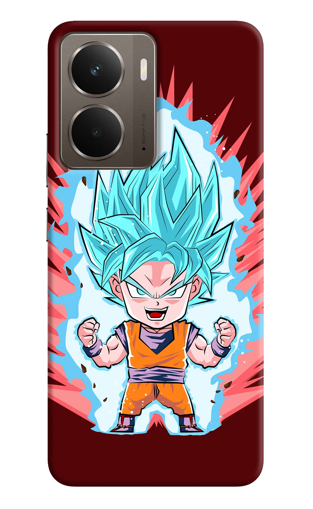 Goku Little Realme P3 Hard Case Back Cover by Casekaro