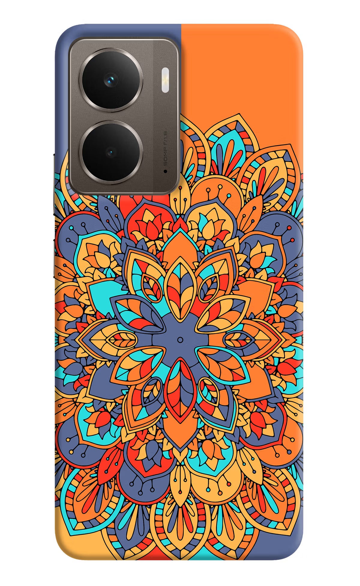Color Mandala Realme P3 Hard Case Back Cover by Casekaro