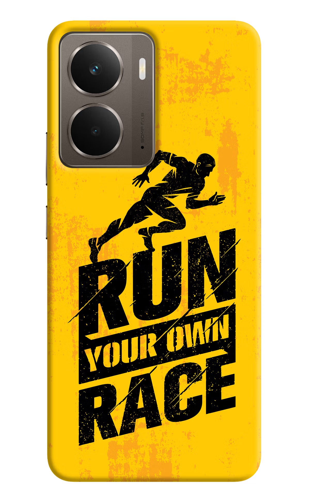 Run Your Own Race Realme P3 Hard Case Back Cover by Casekaro