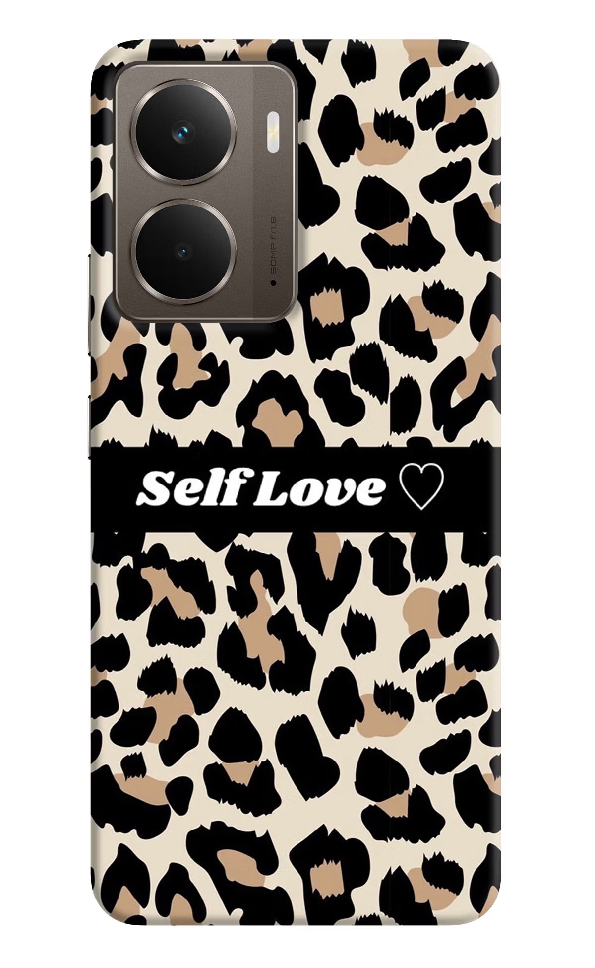Leopard Print Self Love Realme P3 Hard Case Back Cover by Casekaro