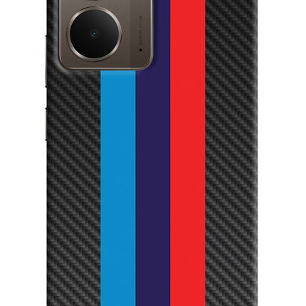 BMW Stripes Pattern Realme P3 Hard Case Back Cover by Casekaro