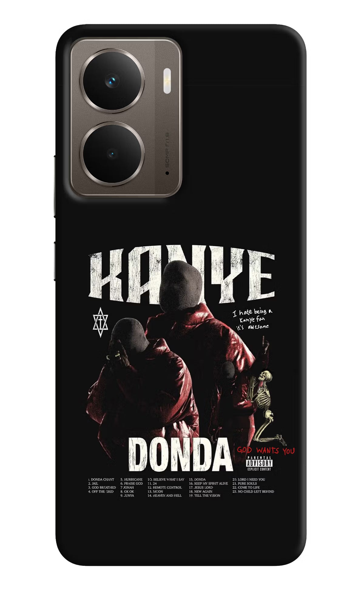 Donda Kanye West Realme P3 Hard Case Back Cover by Casekaro