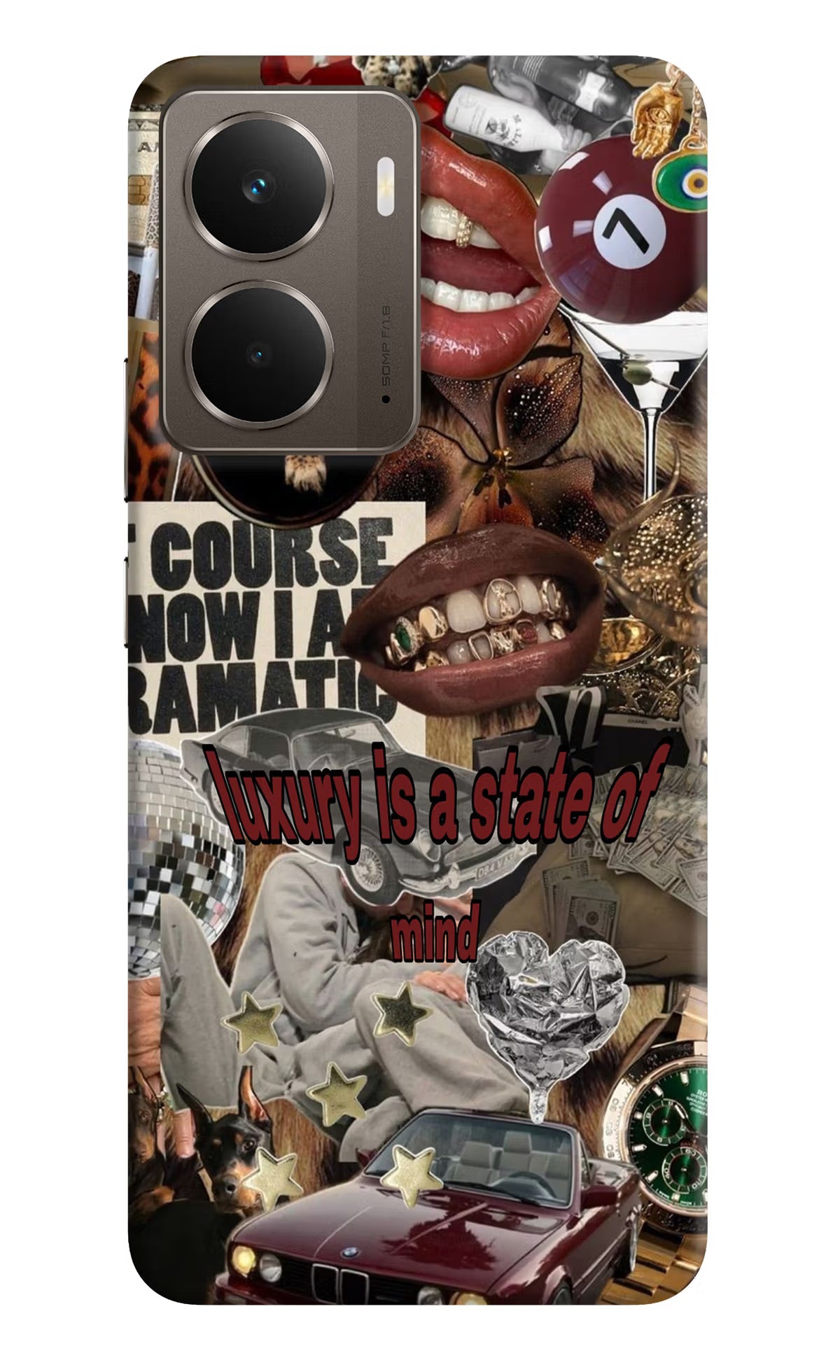 Luxury Realme P3 Hard Case Back Cover by Casekaro