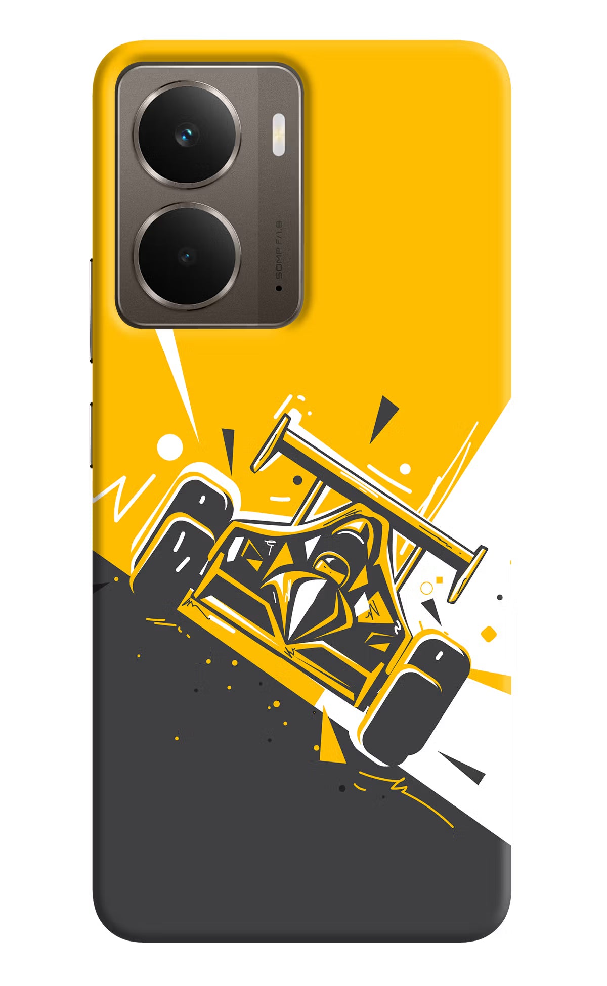 Track King Realme P3 Hard Case Back Cover by Casekaro