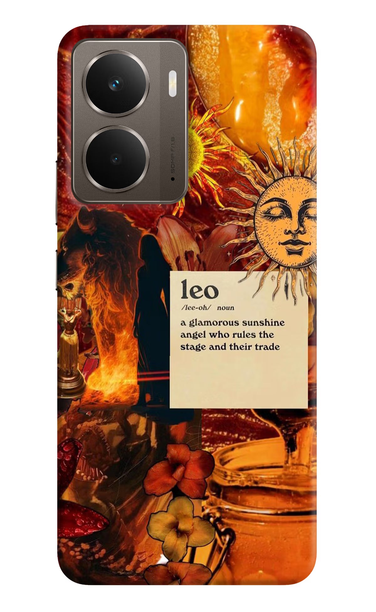 Leo Zodiac Realme P3 Hard Case Back Cover by Casekaro