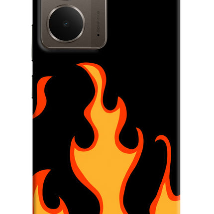 Fired Up – Black Realme P3 Hard Case Back Cover by Casekaro