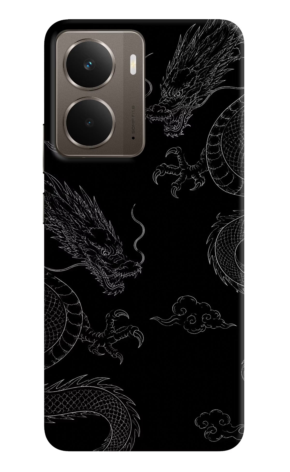 Twin Dragons Realme P3 Hard Case Back Cover by Casekaro