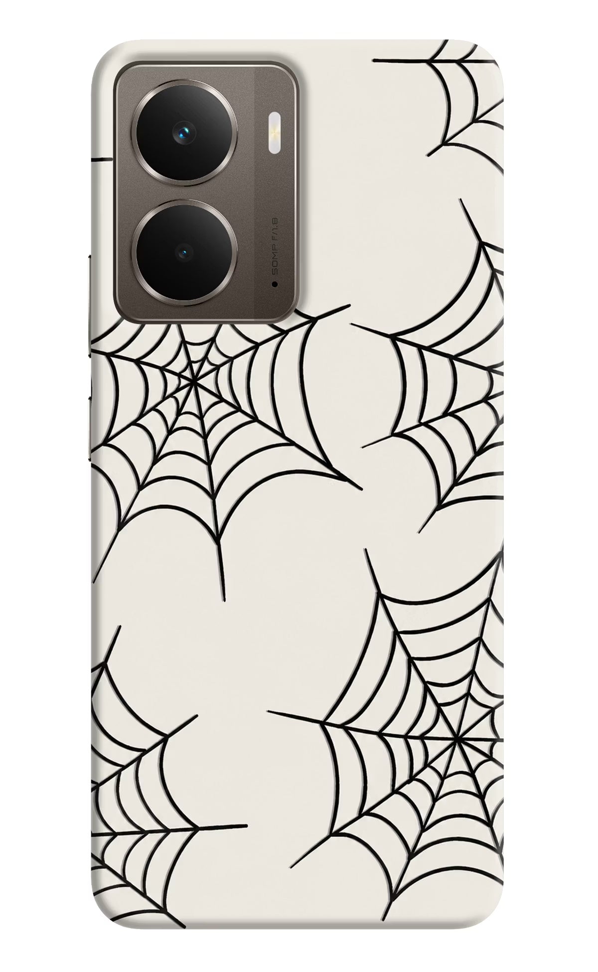 Spider Web Realme P3 Hard Case Back Cover by Casekaro