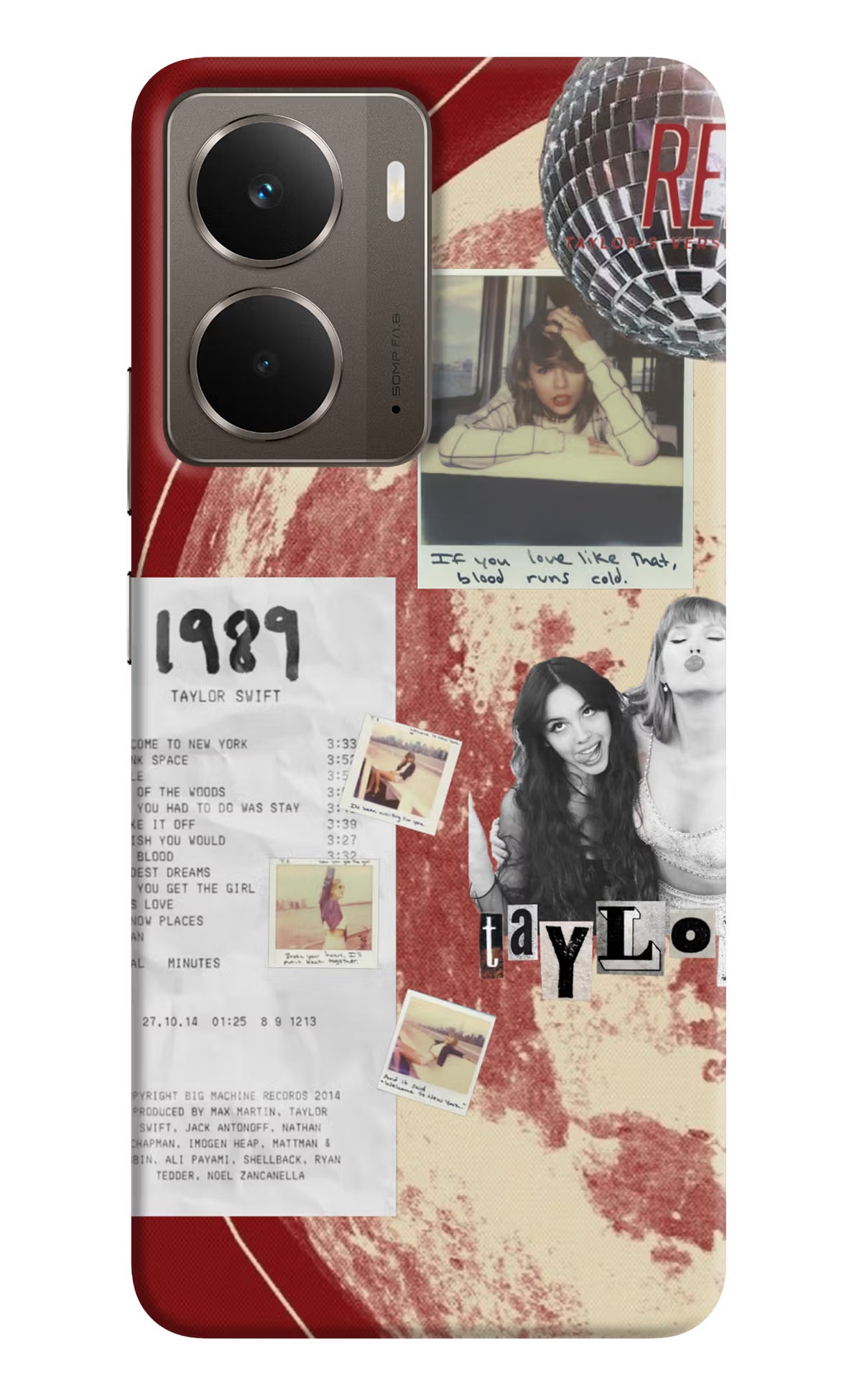 Taylor Swift Realme P3 Back Cover