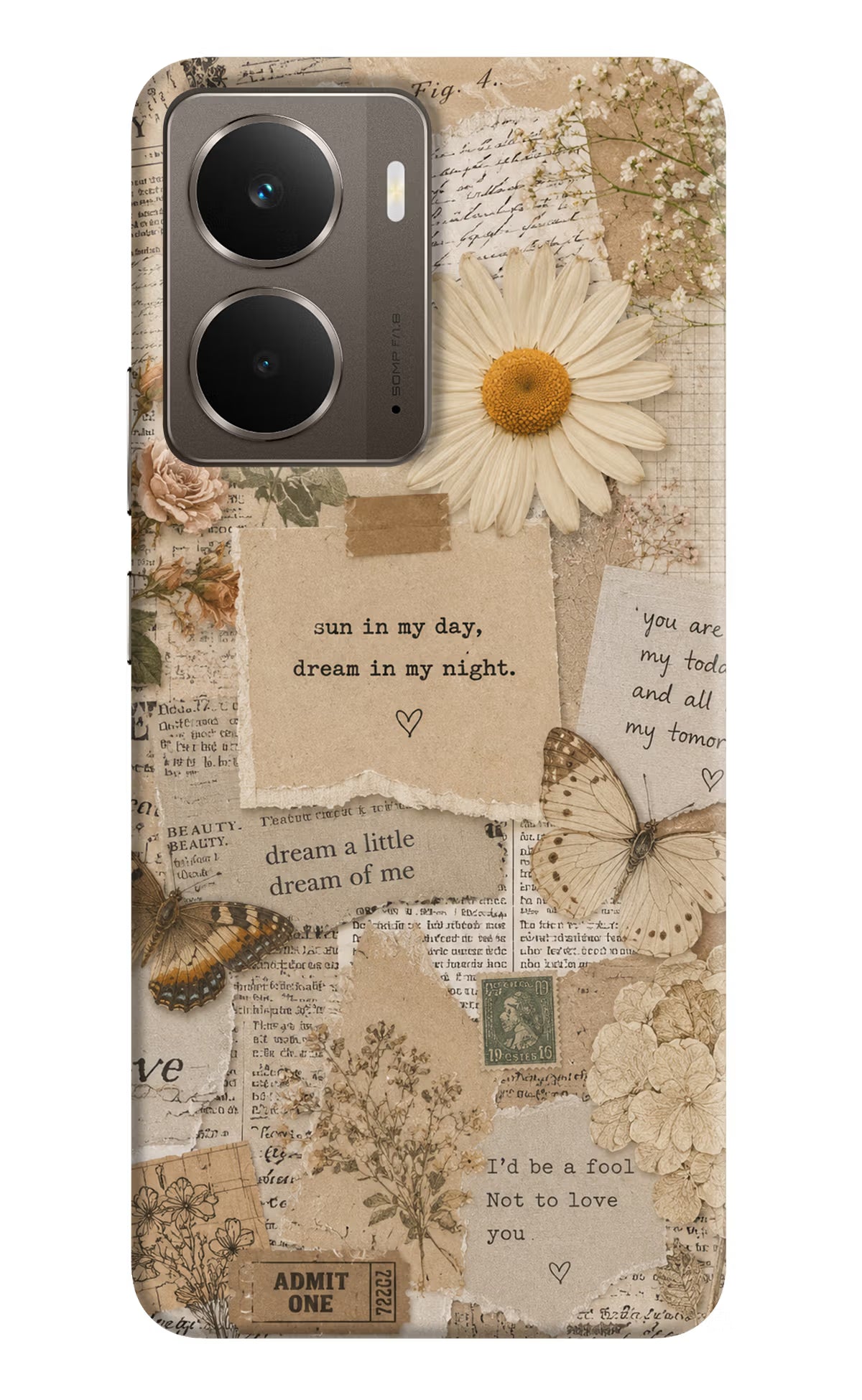 Vintage case Realme P3 Back Cover