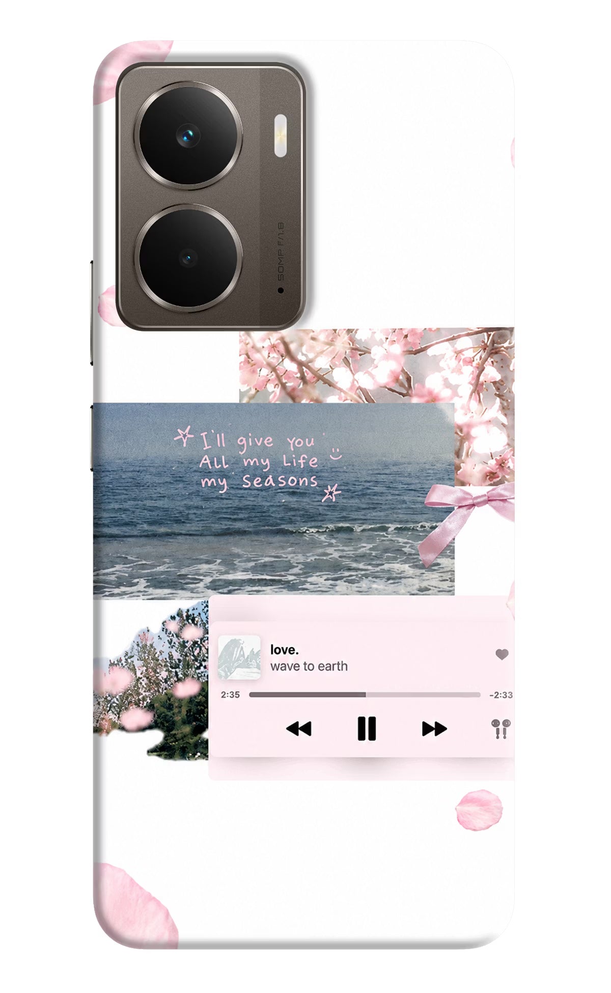 Wave to earth Realme P3 Back Cover