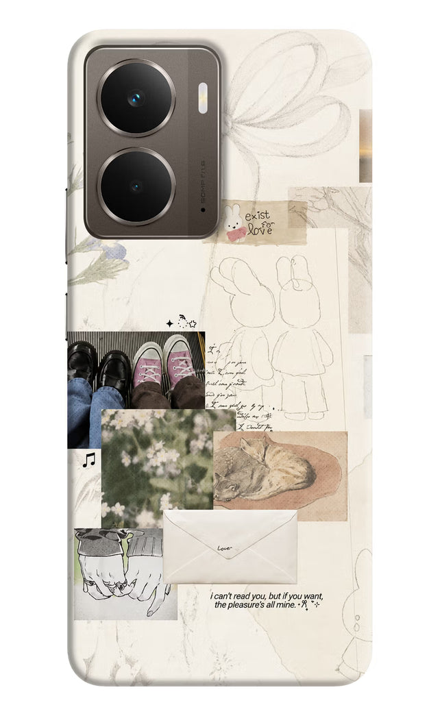 Soft Aesthetic Realme P3 Hard Case Back Cover by Casekaro