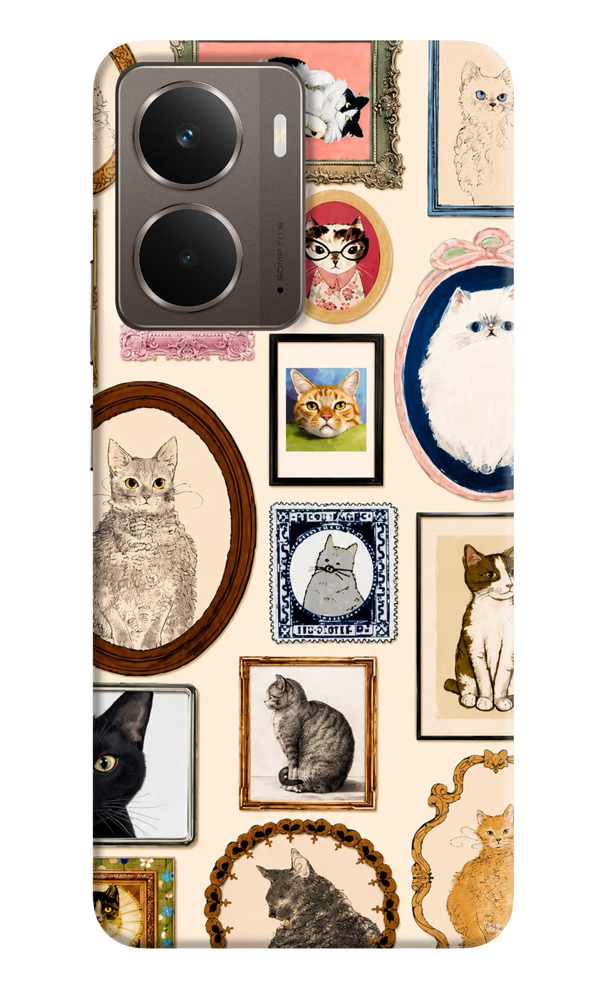 Mirror Cats Realme P3 Back Cover