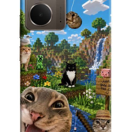 Minecraft Cat Chaos Realme P3 Hard Case Back Cover by Casekaro