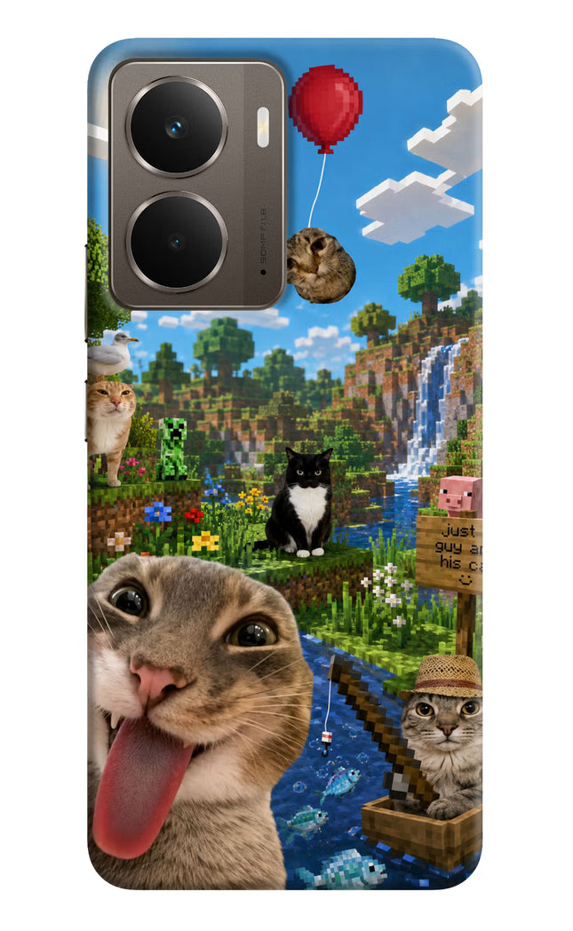 Minecraft Cat Chaos Realme P3 Hard Case Back Cover by Casekaro