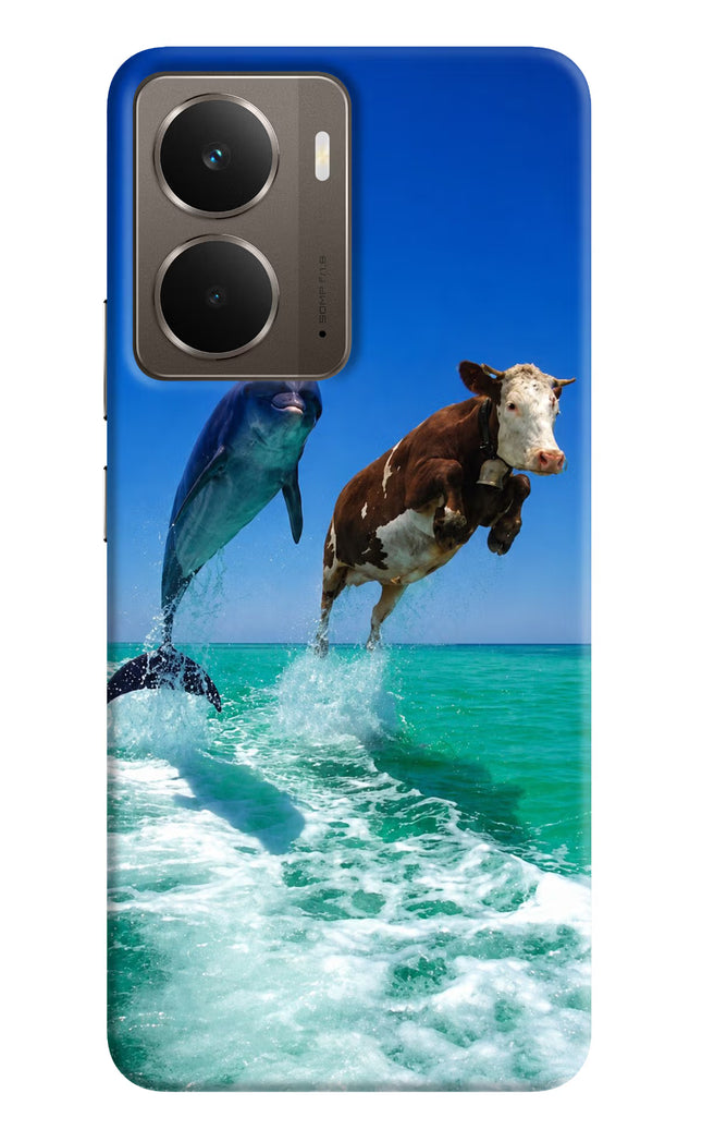Dolphin vs Cow Realme P3 Hard Case Back Cover by Casekaro
