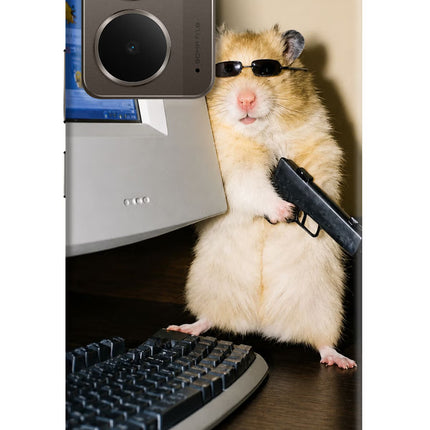 Hacker Hamster Realme P3 Hard Case Back Cover by Casekaro