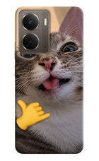 Silly Cat Call Realme P3 Hard Case Back Cover by Casekaro