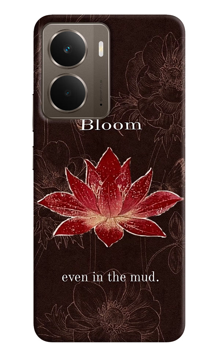 Bloom Realme P3 Back Cover, Hard case