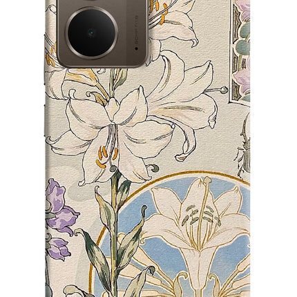 White Lily Realme P3 Hard Case Back Cover by Casekaro