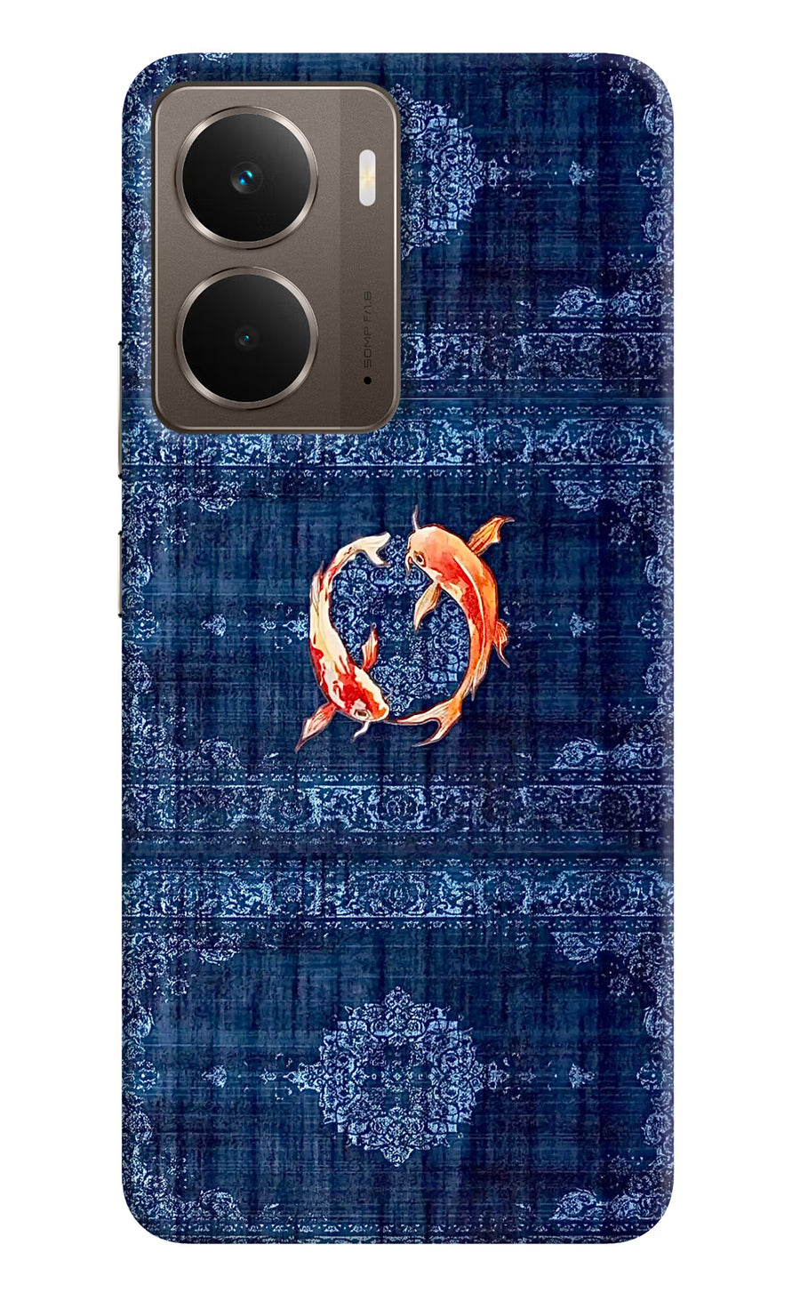 Koi Blue Realme P3 Back Cover, Hard case