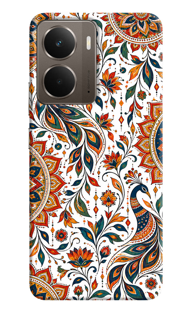 White Mayura Realme P3 Hard Case Back Cover by Casekaro