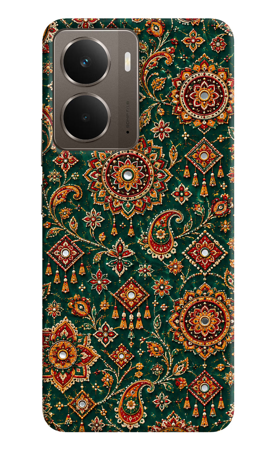 Green Pataka Realme P3 Back Cover, Hard case