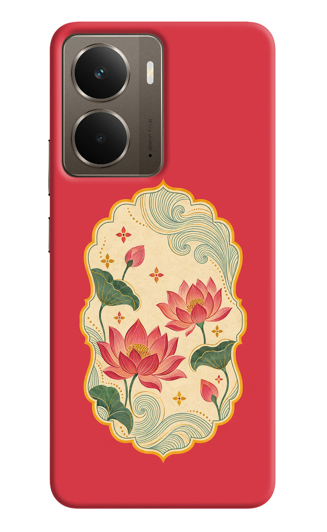 Pink Lotus Realme P3 Hard Case Back Cover by Casekaro