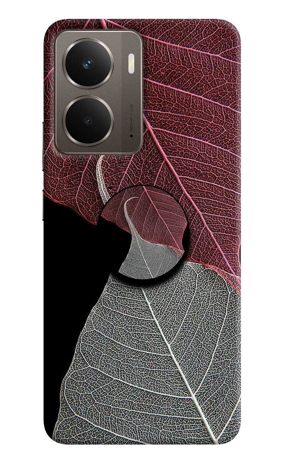 Leaf Pattern Realme P3 Pop Case by Casekaro