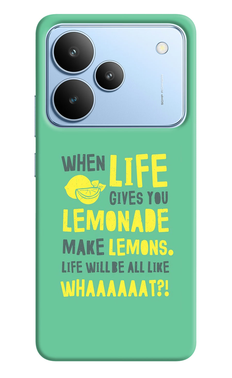 Quote Realme P4 Back Cover, Hard case