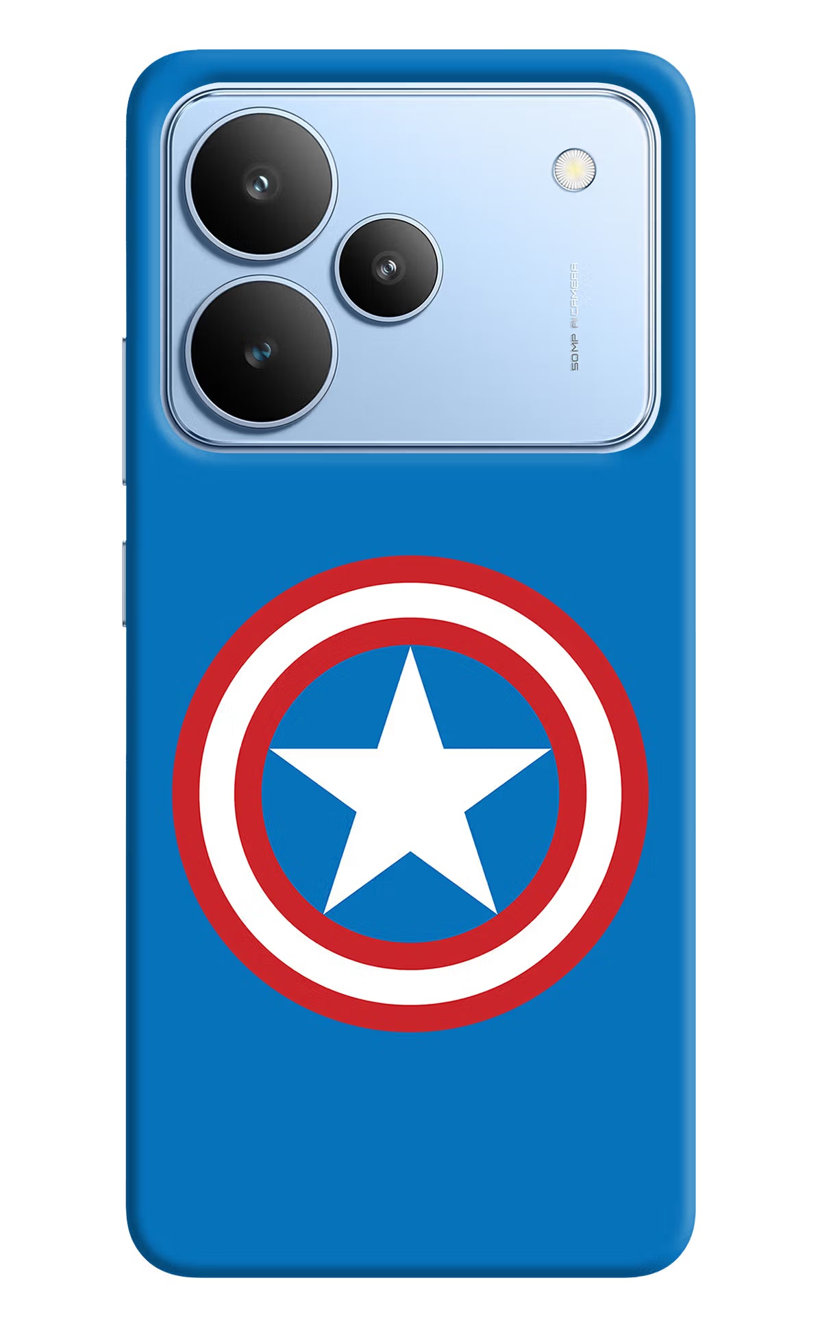 Captain America Logo Realme P4 Hard Case Back Cover by Casekaro