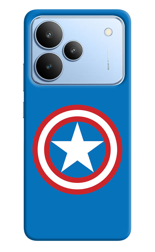 Captain America Logo Realme P4 Hard Case Back Cover by Casekaro