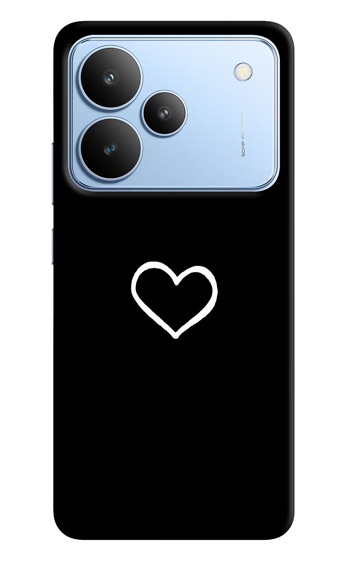 Heart Realme P4 Hard Case Back Cover by Casekaro