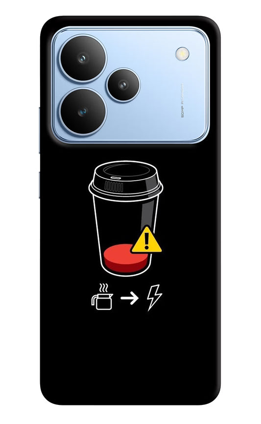 Coffee Realme P4 Hard Case Back Cover by Casekaro